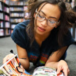 Girl Reading Comic Book